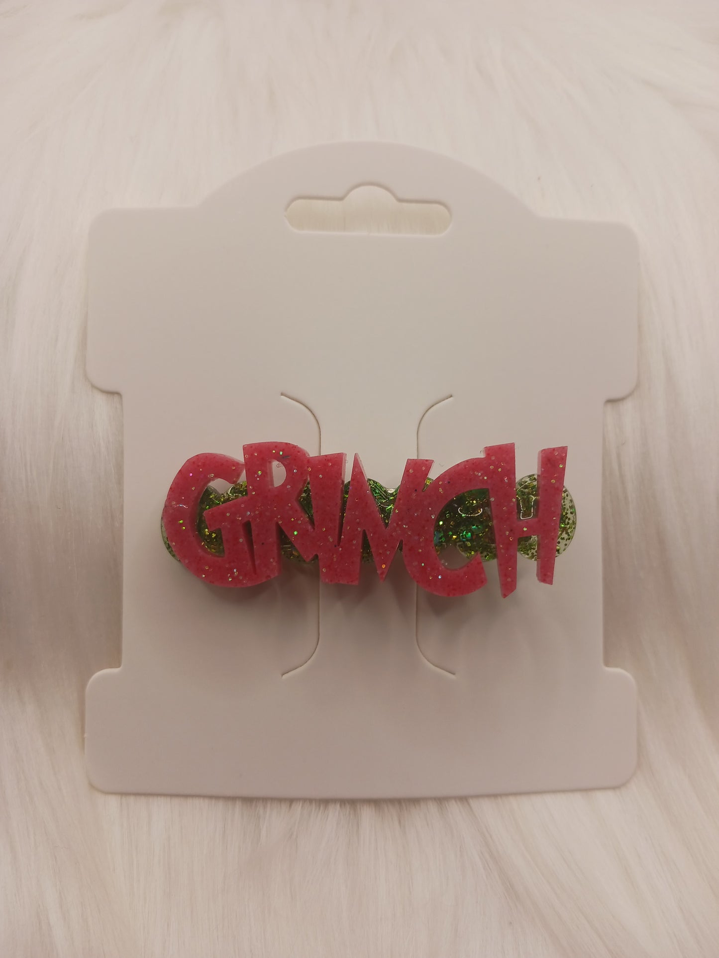 Grinchmas hair clips