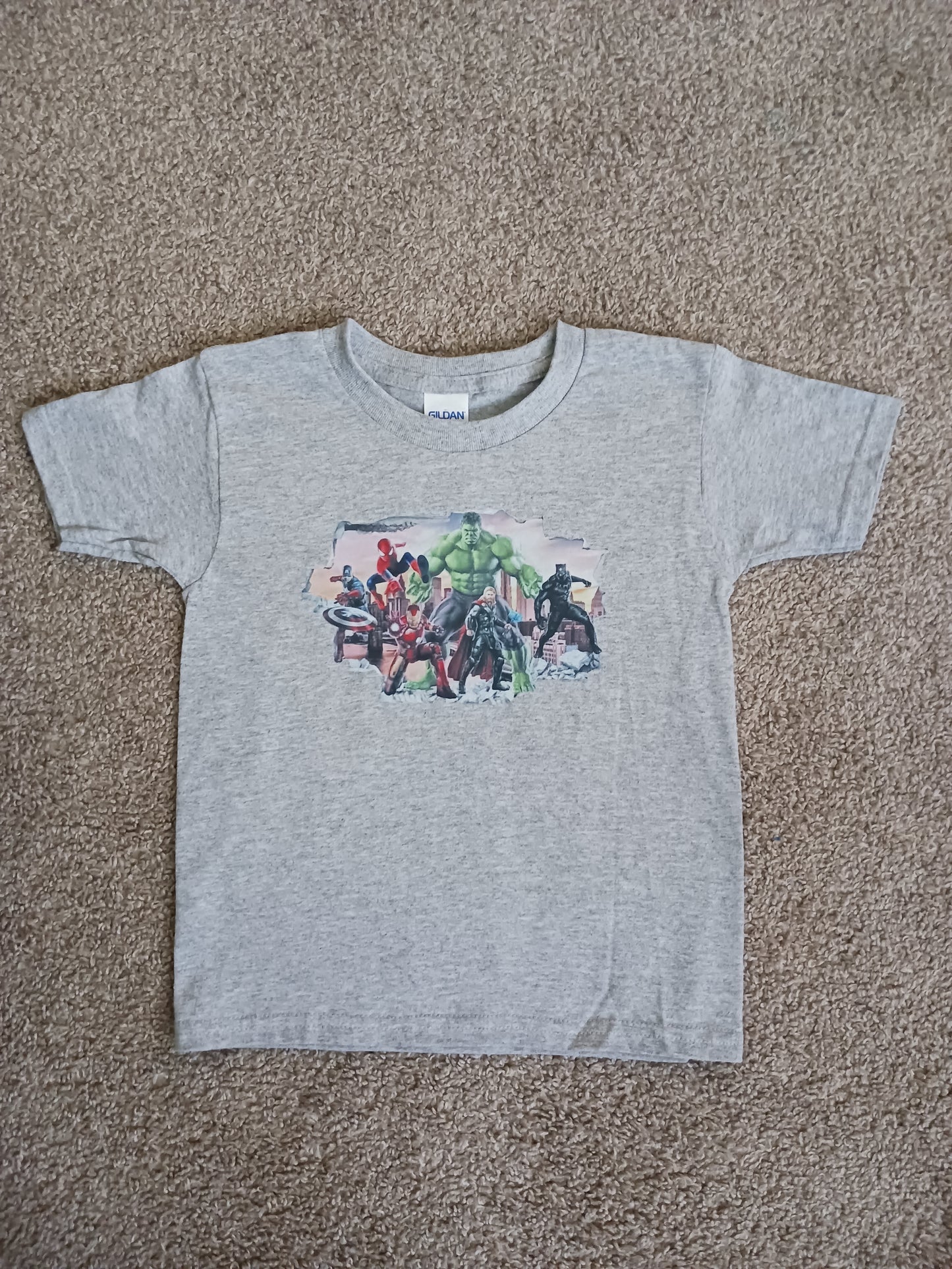 Superhero team tshirt