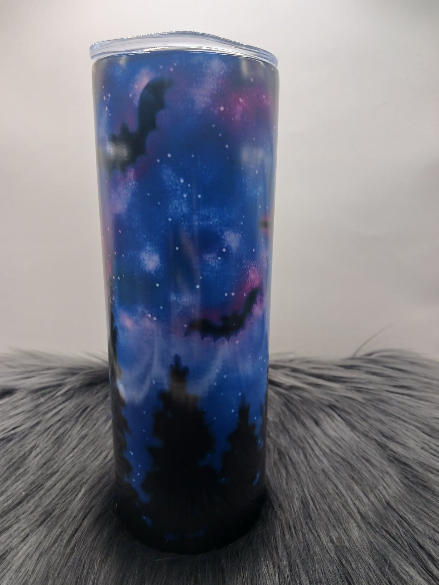 Witchy sky Glow in the dark tumbler