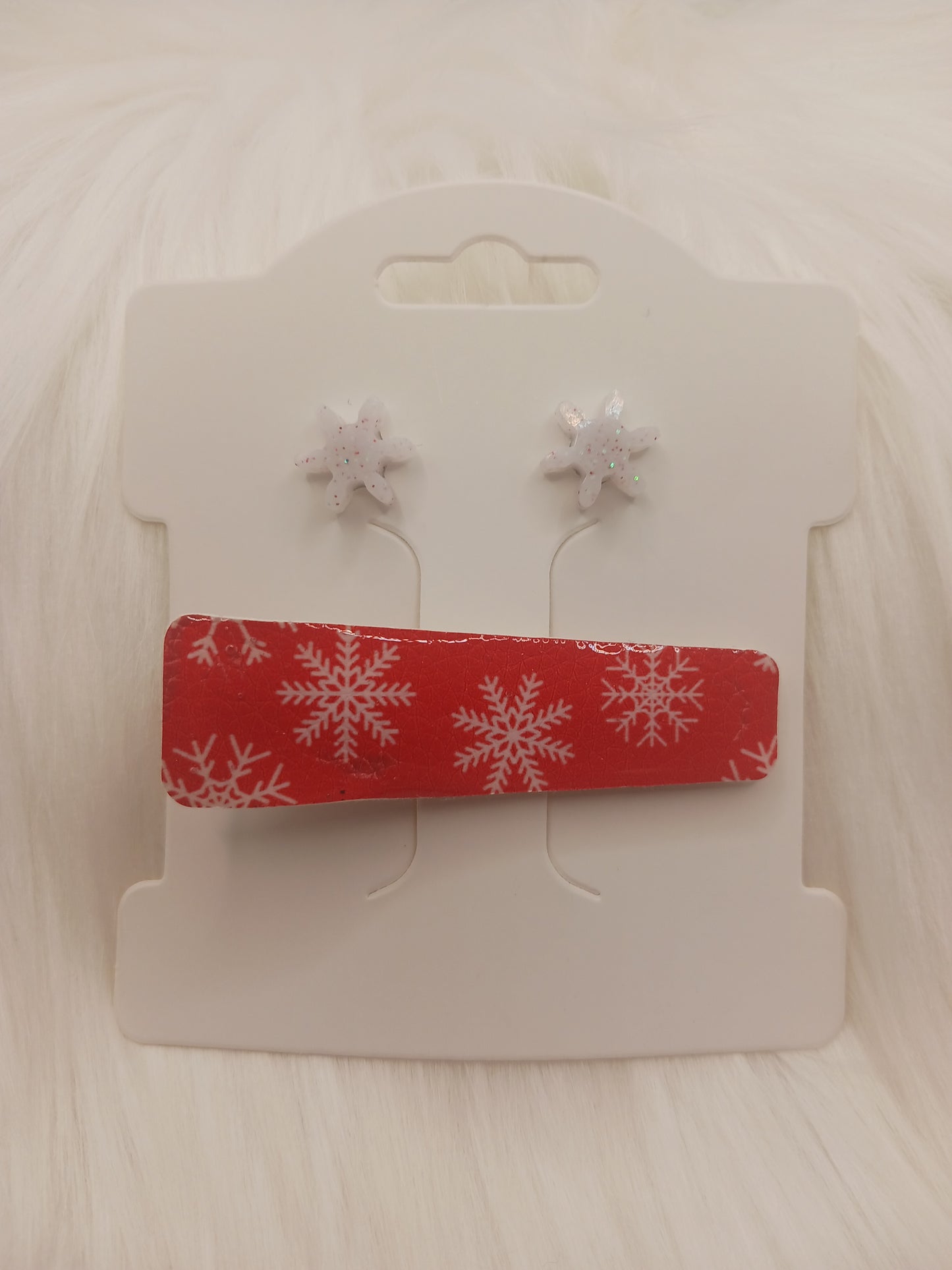 Hair clips with earrings sets