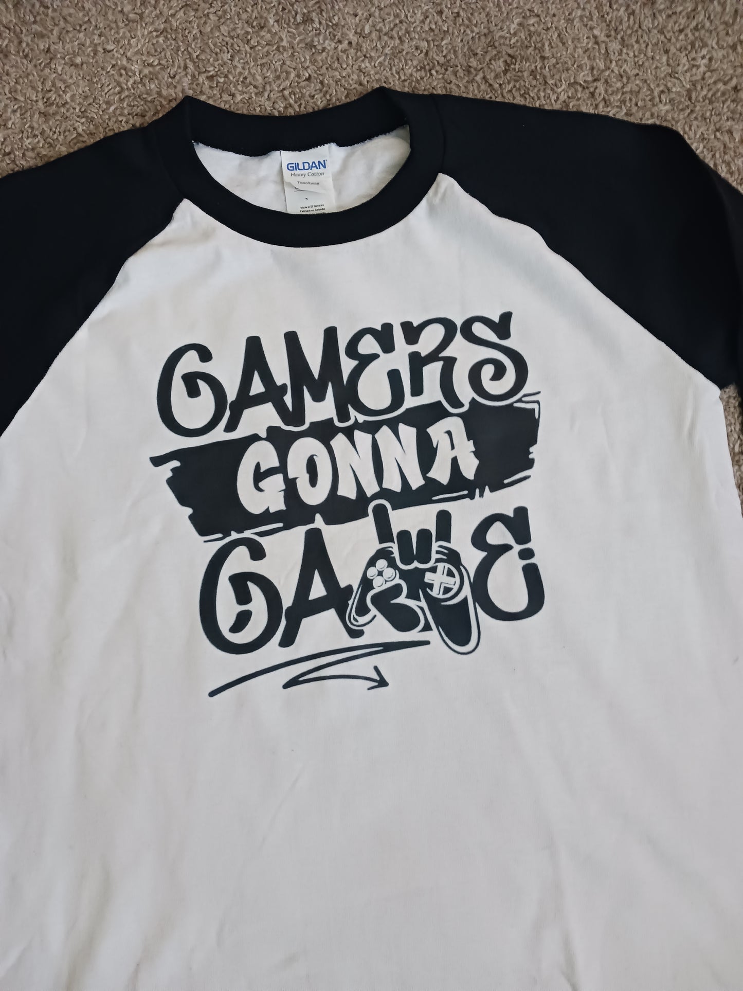 Gamers gonna game 3/4 sleeve T-shirt