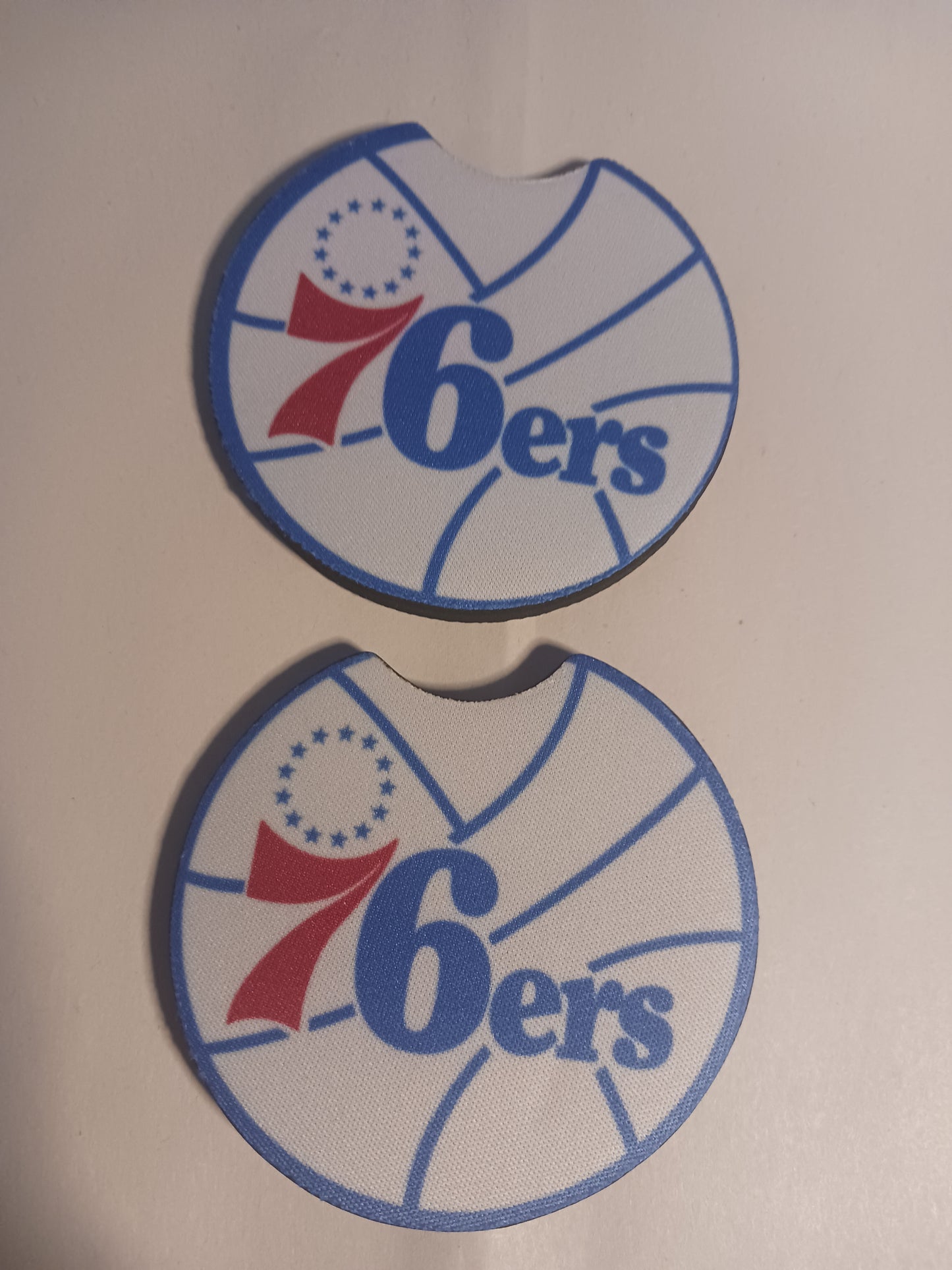 Philly basketball 76 car coasters