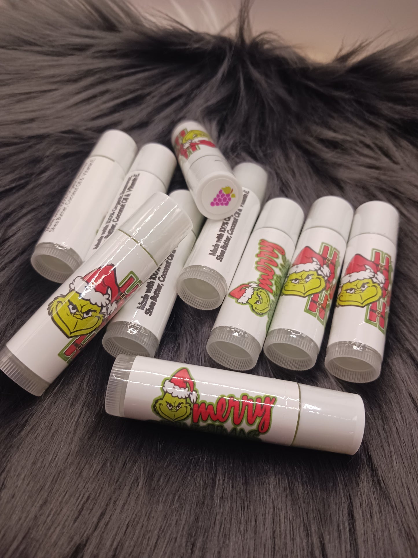 Green guy lip balms