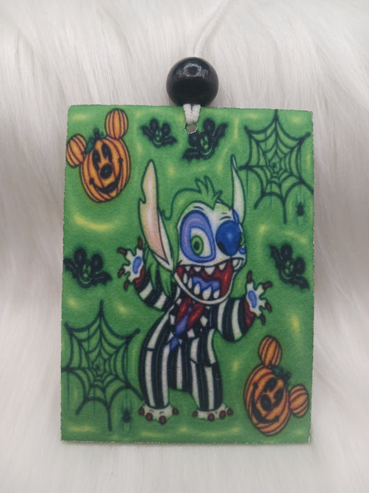 Green Halloween air freshener