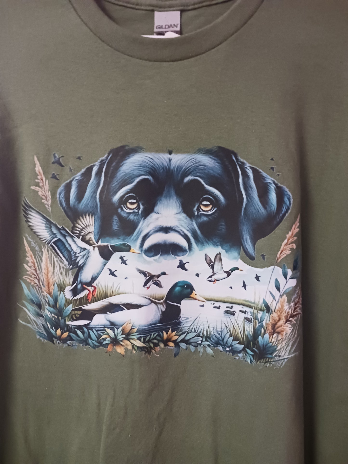 Duck hunter dog T-shirt