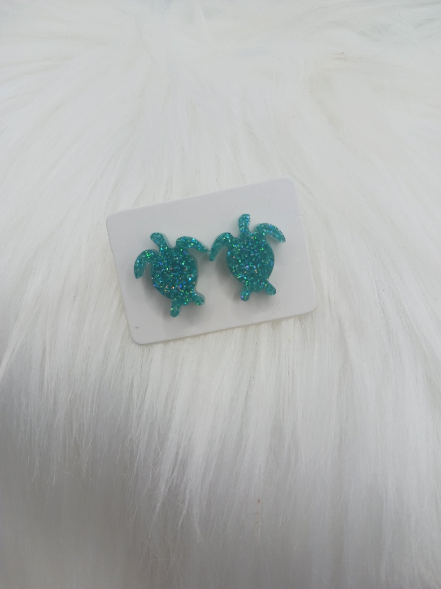 Turtle shaped stud earrings