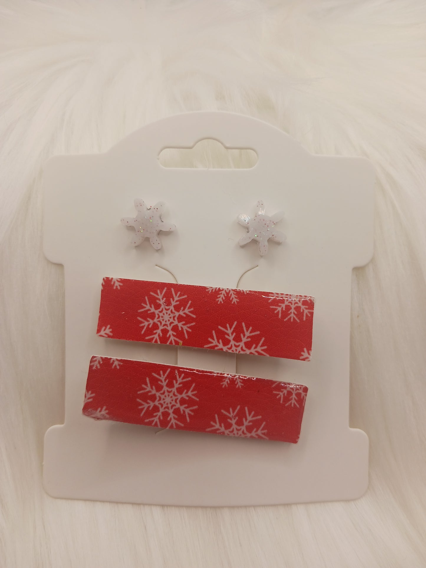 Hair clips with earrings sets