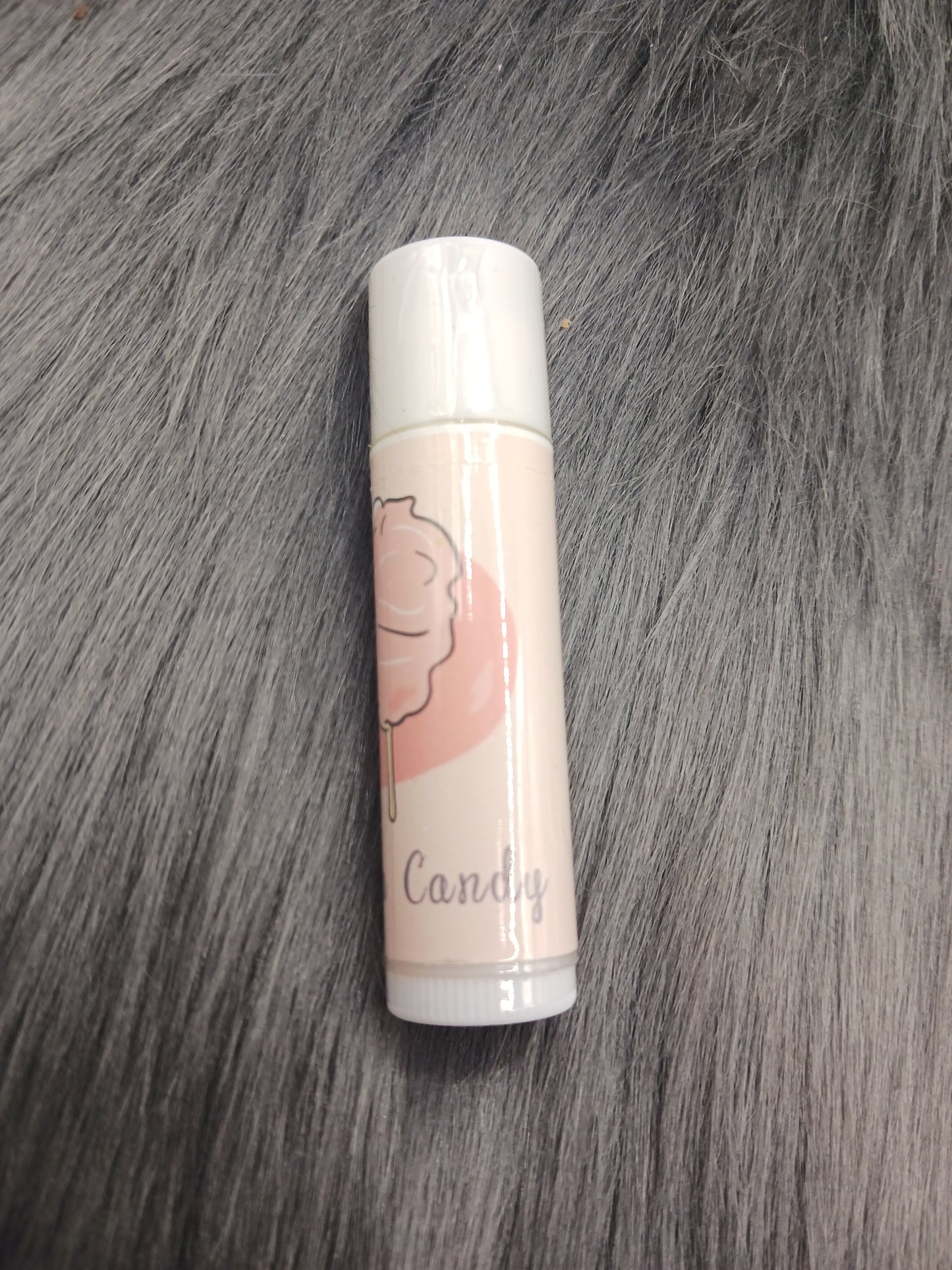 Cotton candy flavored lip balm