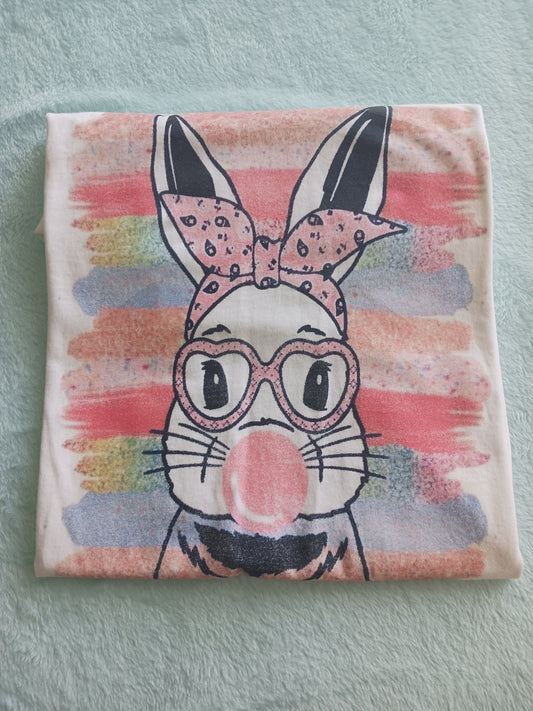 Bubble gum bunny T-shirt