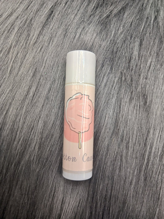 Cotton candy flavored lip balm