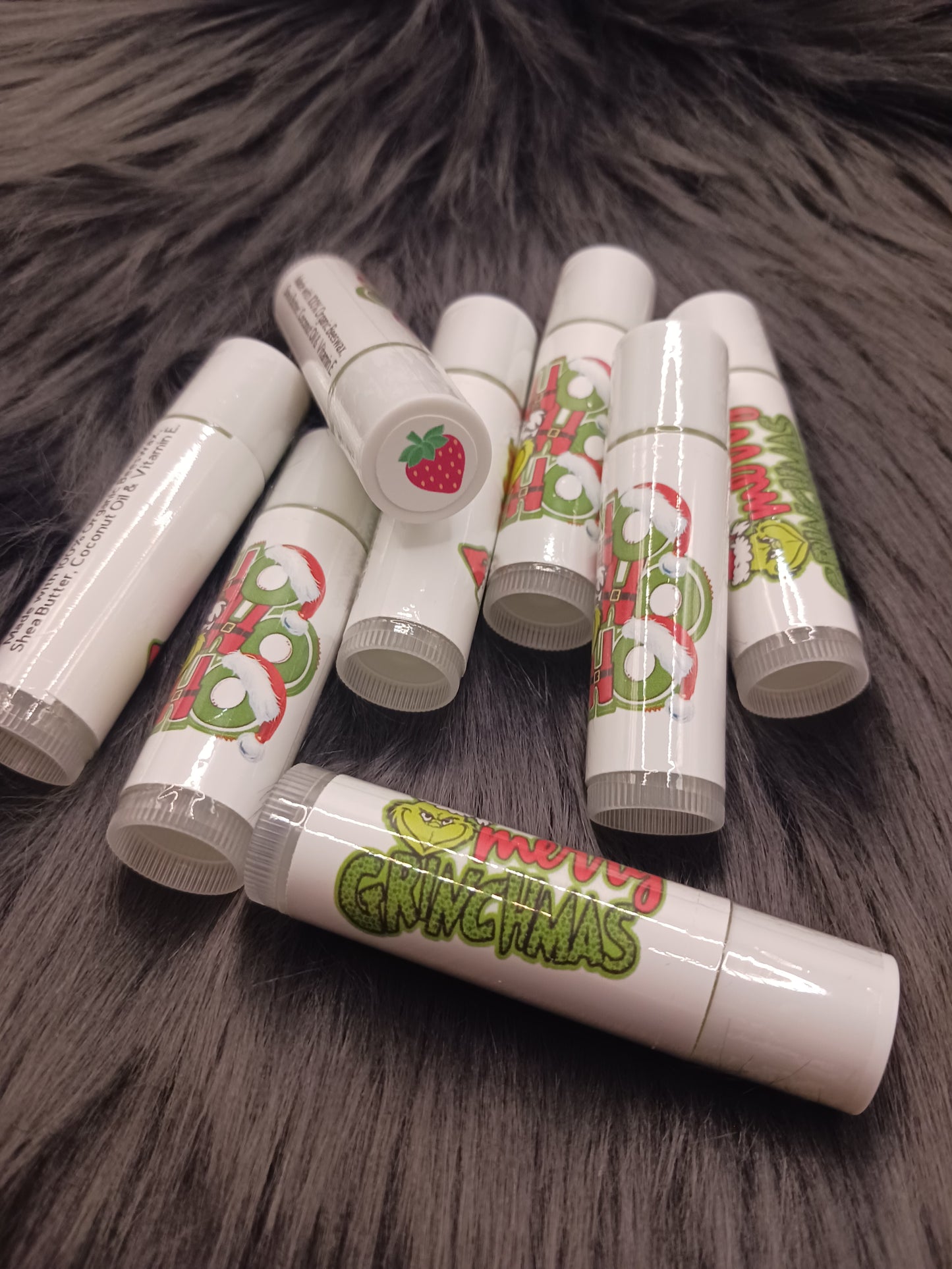 Green guy lip balms