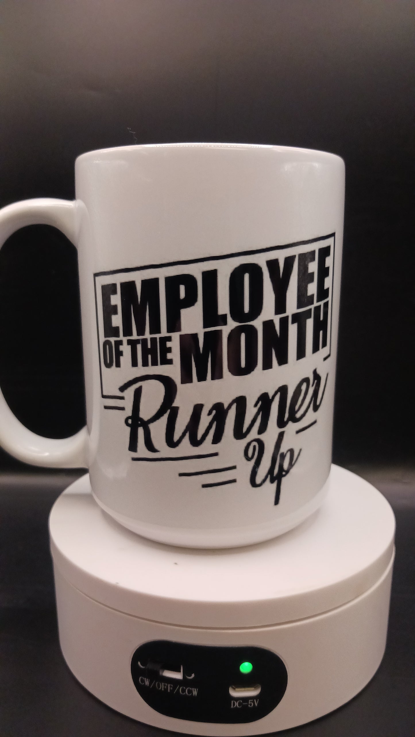 Employee of the month runner up coffee mug