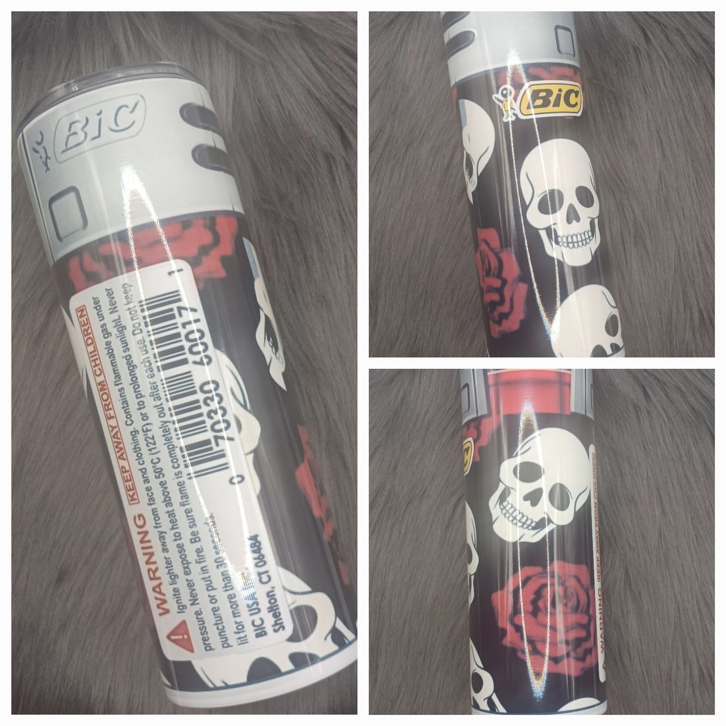 Skull lighter tumbler