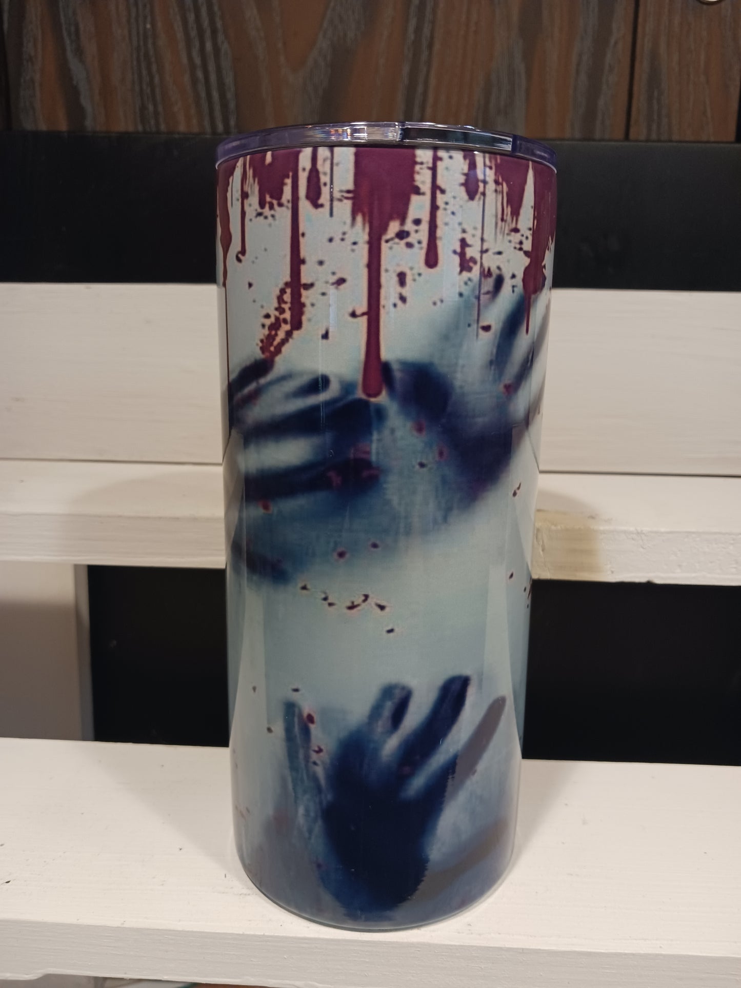 Bloody hands fatty tumbler