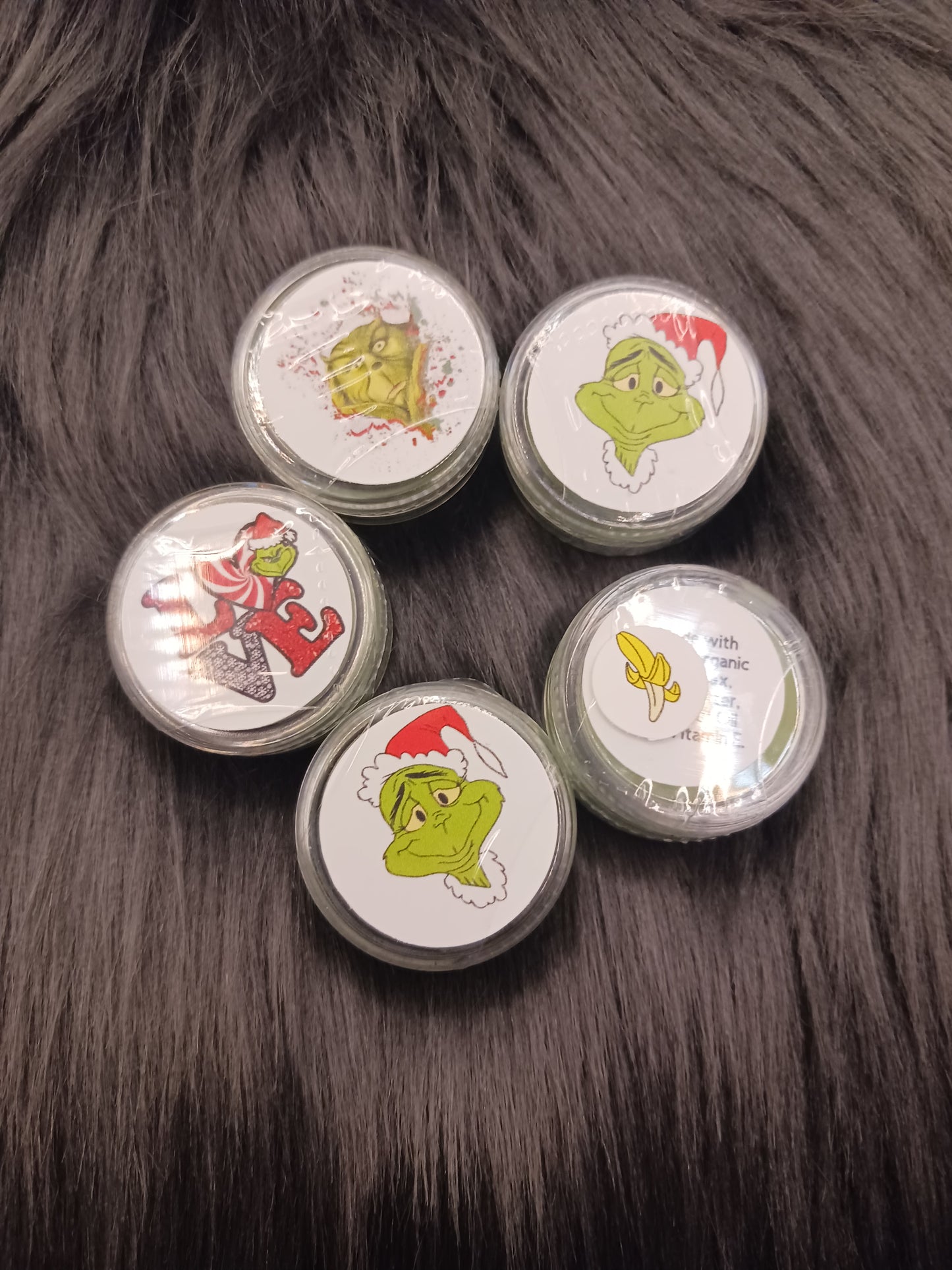 Green guy lip balms