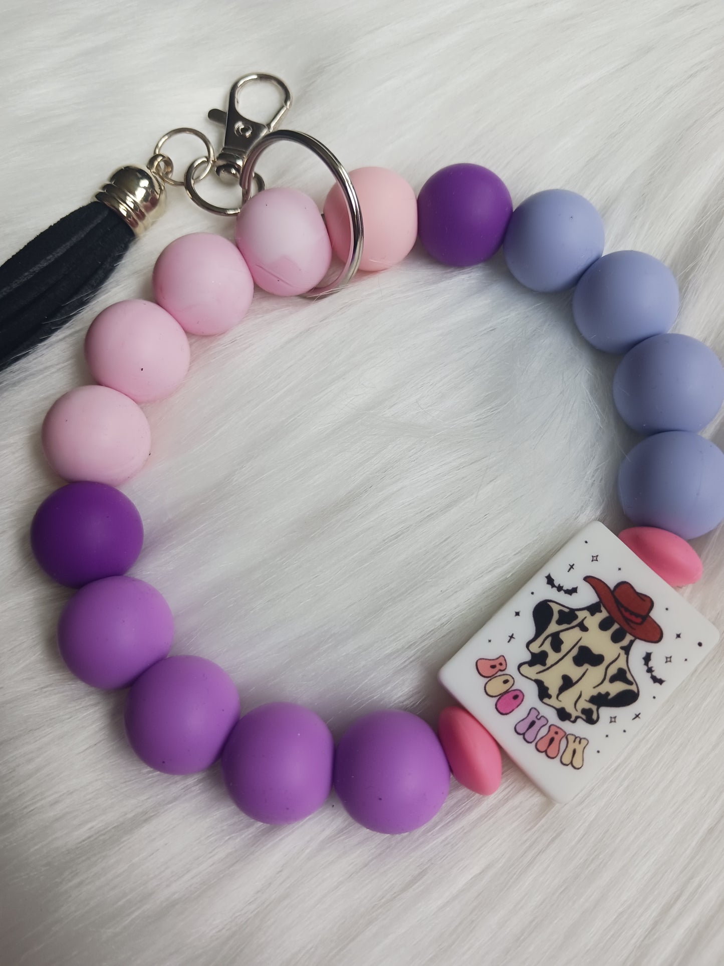 Boohaw silicone beaded Wristlet