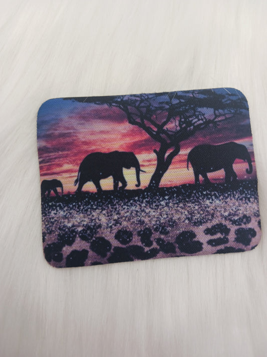 Elephant safari magnet